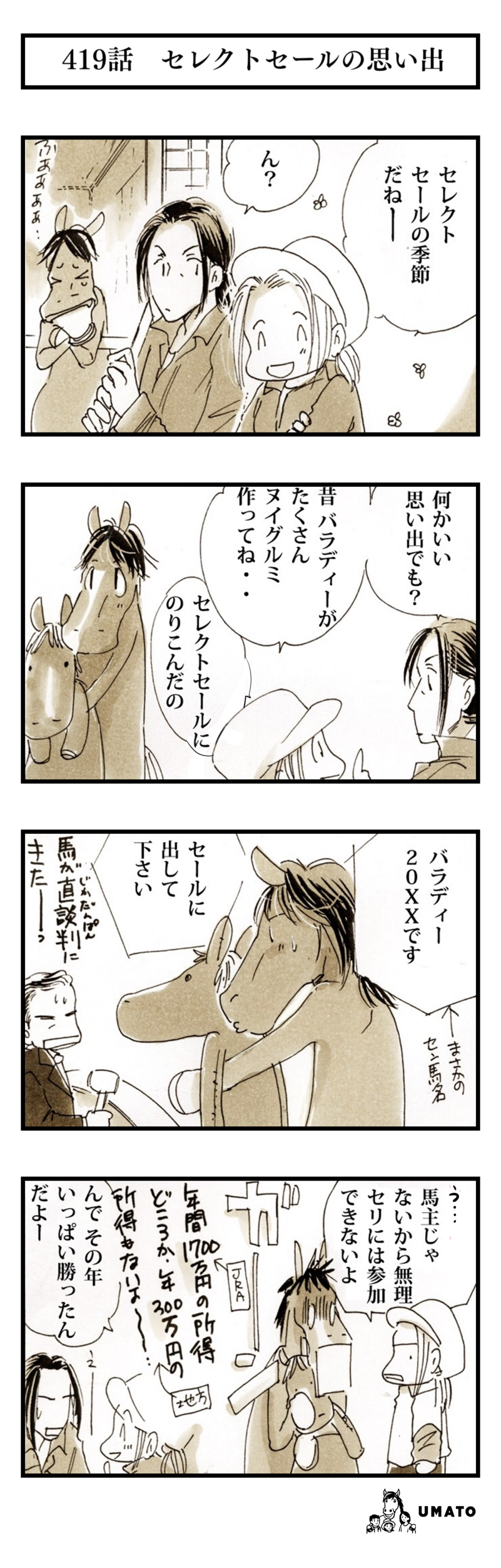 419話　セレクトセールの思い出